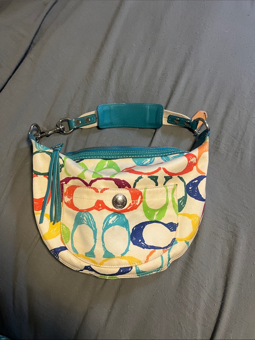 Coach ‘scribble’ c slouchy hobo bag